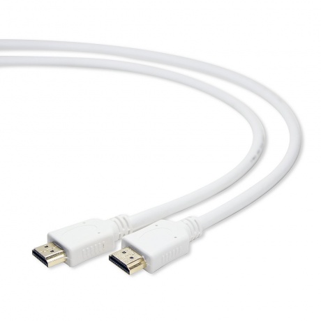 Кабель Gembird Cablexpert HDMI 19M v1.4 1.8m White CC-HDMI4-W-6 - фото 2