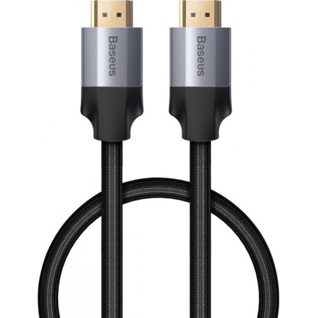 Кабель Baseus Enjoyment Series HDMI Male - HDMI Male Adapter Cable 3m Dark Grey (CAKSX-D0G) - фото 1