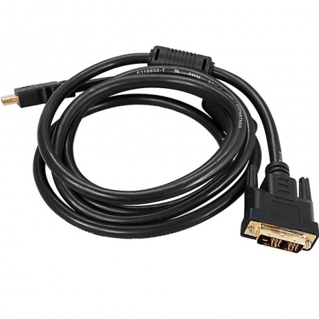 Кабель Rexant HDMI - DVI-D 2m Gold 17-6304 - фото 2