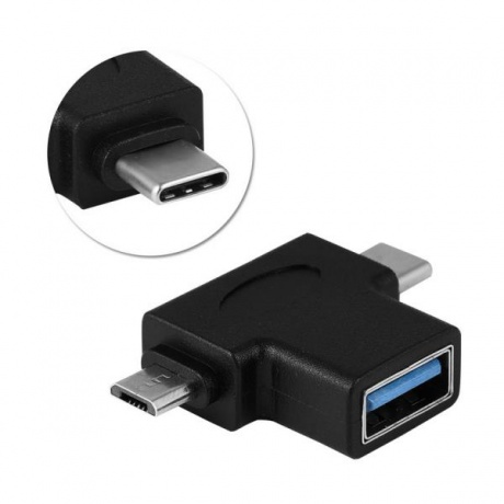 Кабель Orient C302 Mini DisplayPort M to HDMI F 0.2m Black - фото 2