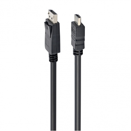 Кабель Gembird Cablexpert DisplayPort to HDMI 20M/19M 3m Black CC-DP-HDMI-3M - фото 1