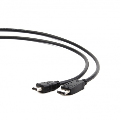Кабель Gembird Cablexpert DisplayPort to HDMI 20M/19M 3m Black CC-DP-HDMI-3M - фото 2