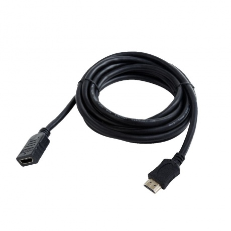 Кабель Gembird Cablexpert HDMI 19M/19F v2.0 1.8m Black CC-HDMI4X-6 - фото 3