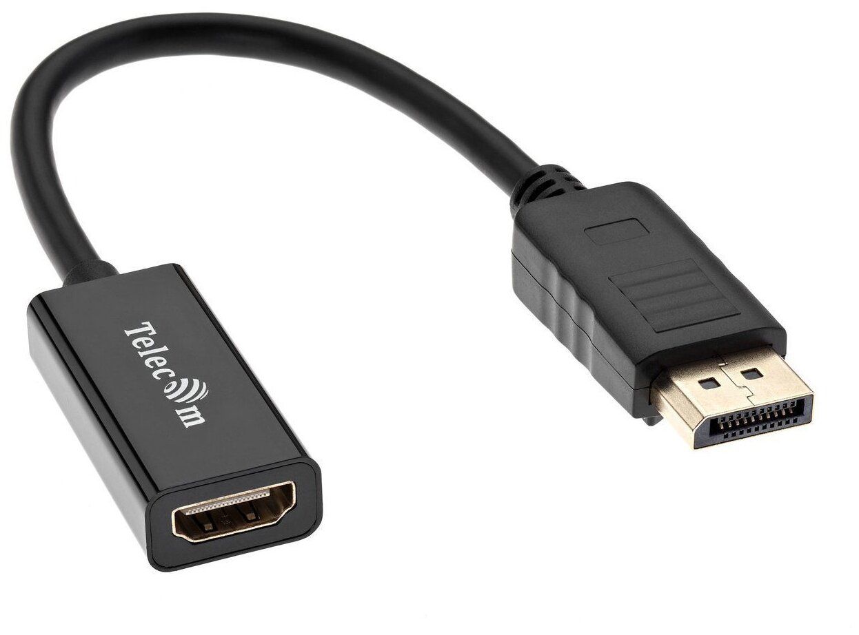 Переходник Telecom TA553 DisplayPort - HDMI-F 0.2m