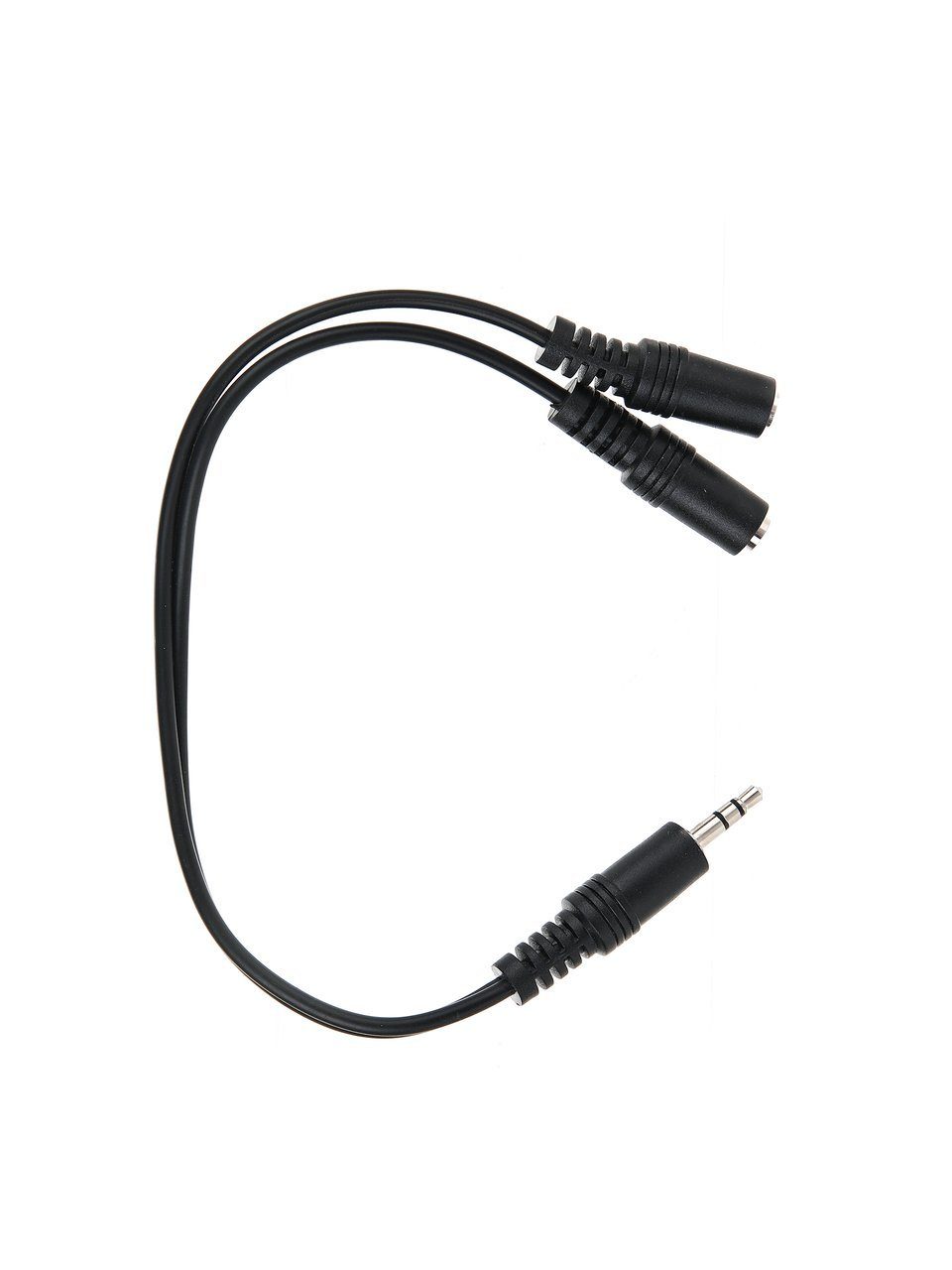 Кабель VCOM Audio 3.5 Jack - 2х3.5 Jack 2м (CV203-0.2M) кабель переходник аудио buro scart m 3хrca f s video f