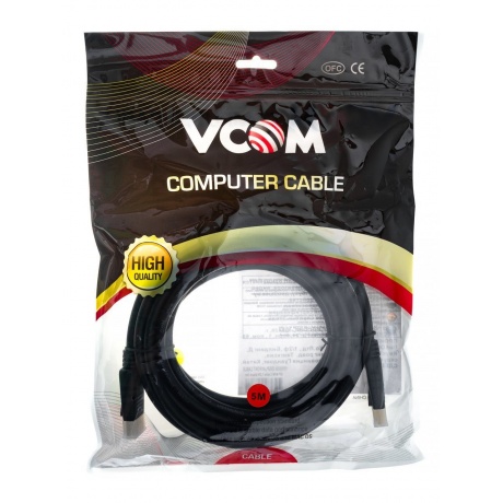 Кабель VCOM Display Port 5м VHD6220-5M - фото 2