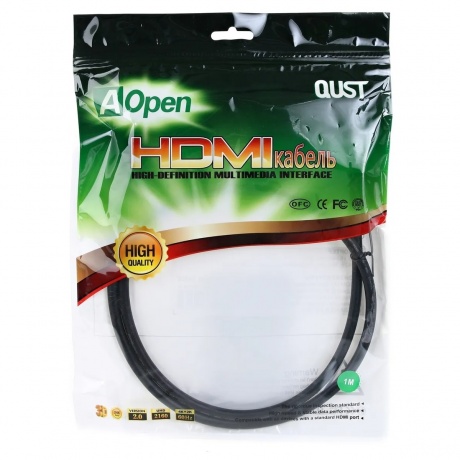Кабель Aopen HDMI - HDMI 1m (ACG711-1M) - фото 3