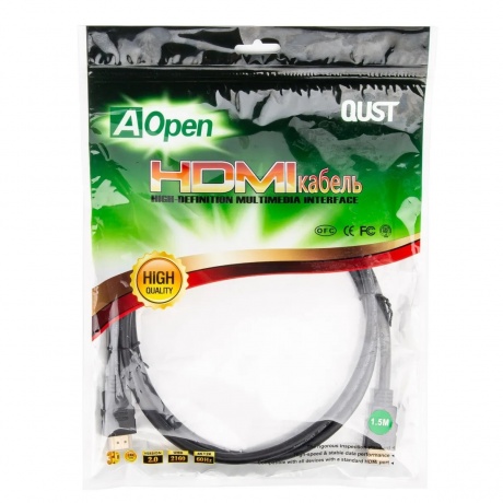 Кабель Aopen HDMI - HDMI 2.0 1.5m (ACG711-1.5M) - фото 4