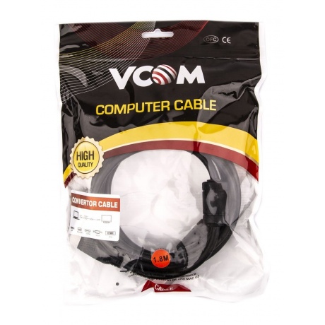 Кабель VCOM HDMI - DVI 1.8м CG484GD-1.8M - фото 1