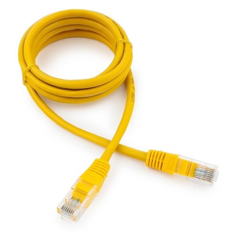 Патч-корд Cablexpert UTP PP12-1.5M/Y кат.5e, 1.5м желтый (PP12-1.5M/Y) - фото 4