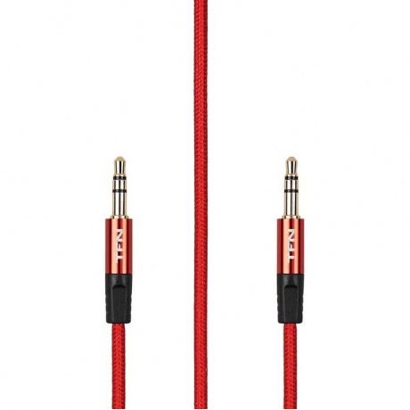 Кабель TFN AUX 1.0m red-black (TFN-CAUX1MRD) - фото 2