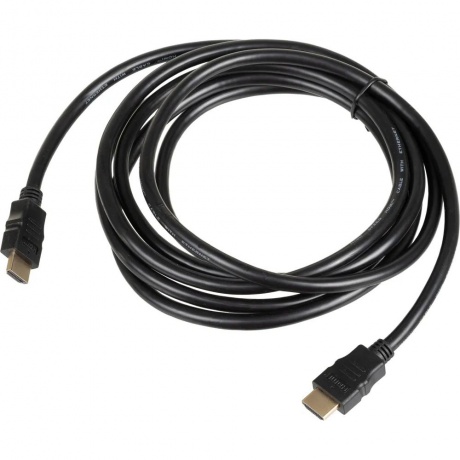 Кабель соединительный аудио-видео HDMI (m)/HDMI (m) 3м. Позолоченные контакты черный (1497547) - фото 1