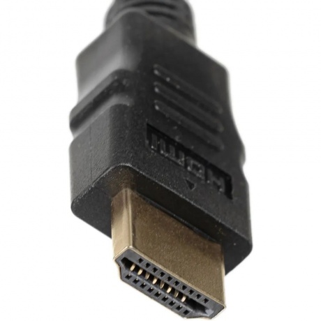 Кабель соединительный аудио-видео HDMI (m)/HDMI (m) 3м. Позолоченные контакты черный (1497547) - фото 2