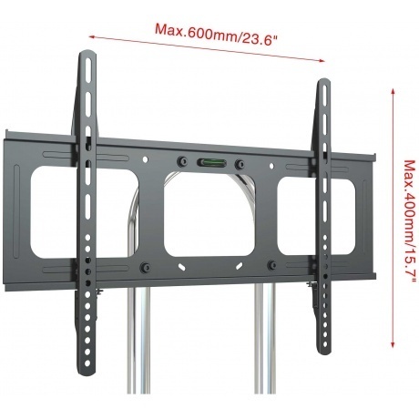 Стойка для телевизора Cactus CS-ST04H черный - фото 2
