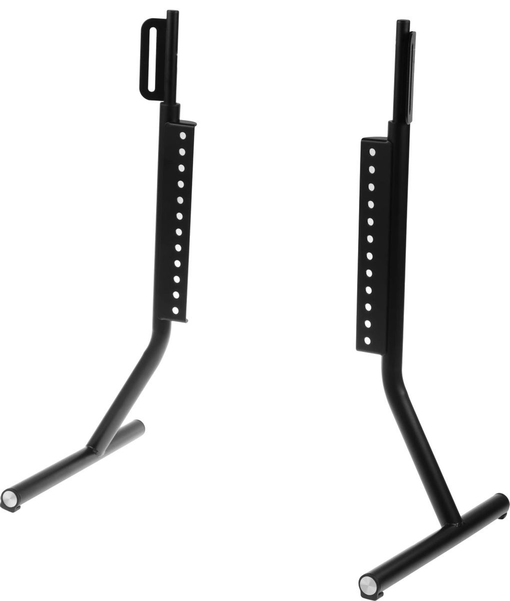 Кронштейн-подставка для телевизора Ultramounts UM 505 черный 37-70 макс.40кг настольный фиксированный универсальный кронштейн звуковой панели железная подставка основа регулируемые поворотные ножки замена телевизора
