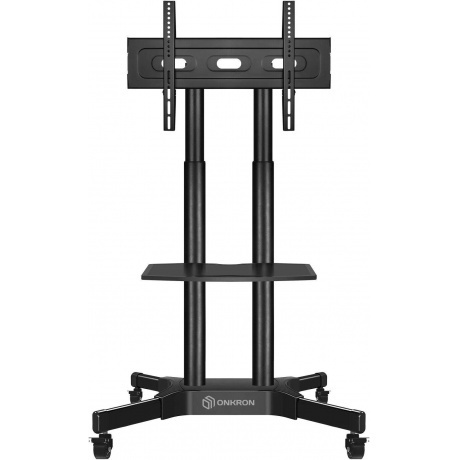 

Подставка для телевизора Onkron TS1351 черный 40"-65" макс.45.5кг напольный мобильный