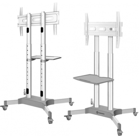 Стойка для телевизора Onkron TS1351 белый 32"-65" макс.50кг напольный мобильный - фото 12