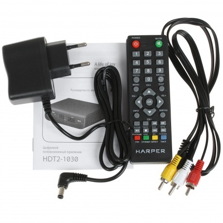 Ресивер DVB-T2 HARPER HDT2-1030 цифровой телевизионный - фото 7