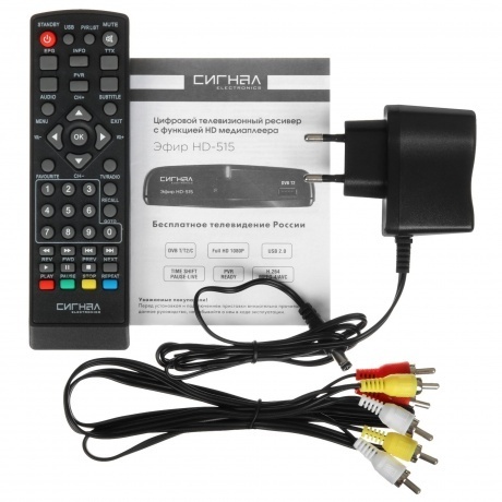 Ресивер DVB-T2 Сигнал Эфир HD-515 - фото 7