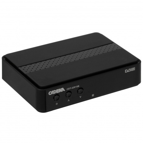 

Ресивер DVB-T2 Cadena CDT-2291SB черный