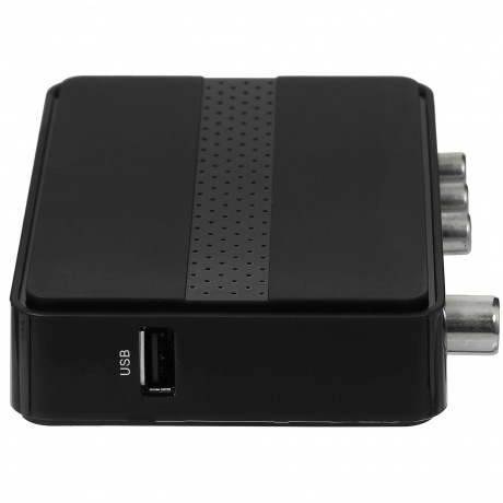 Ресивер DVB-T2 Cadena CDT-2291SB черный - фото 3