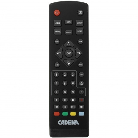 Ресивер DVB-T2 Cadena CDT-2291SB черный - фото 5