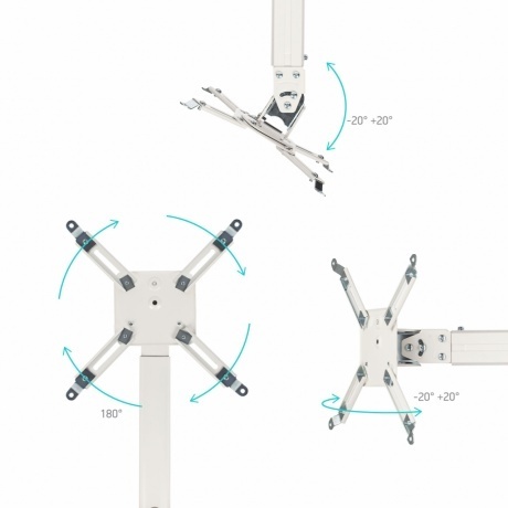 Кронштейн для проектора Onkron K5A (макс.10кг) белый - фото 4