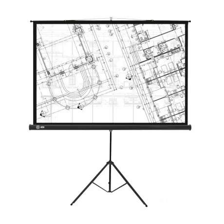 Экран напольный Cactus Triscreen CS-PST-127X127 черный