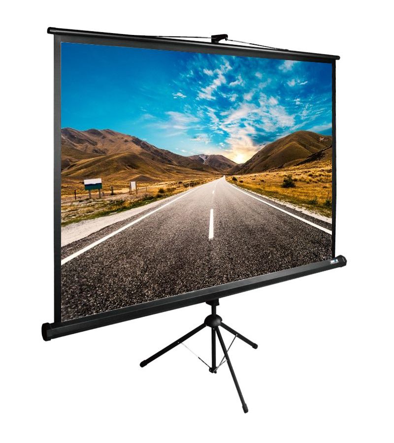 цена Экран напольный Cactus TriExpert CS-PSTE-160X160-BK черный