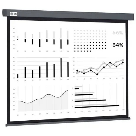 Экран настенно-потолочный Cactus 180x180см, 1:1 Wallscreen CS-PS...