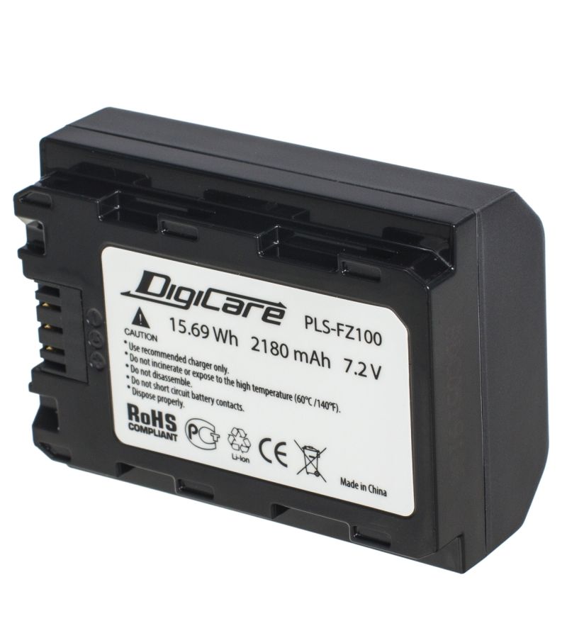 Аккумулятор DigiCare PLS-FZ100 / NP-FZ100 зарядное устройство sc bc qz1 для аккумулятора sony np fz100 и камер sony a7iii a7r iii a9