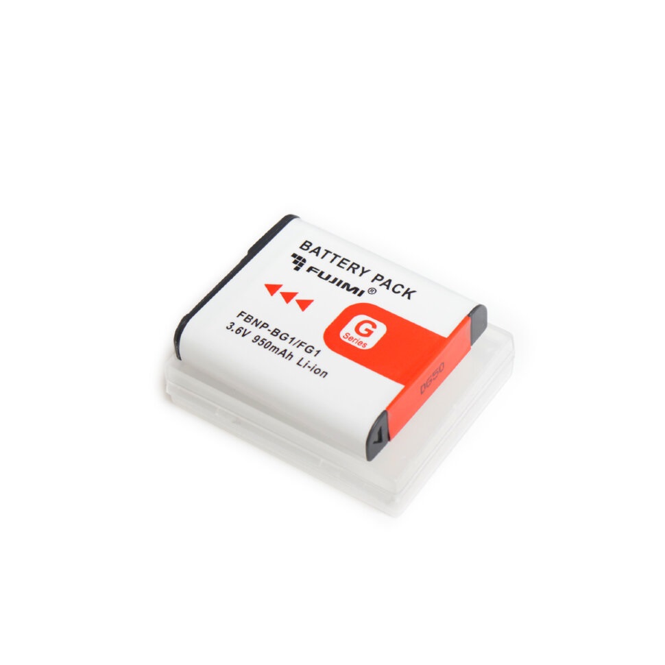 Аккумулятор Fujimi FBNP-BG1/FG1 для цифровых фото и видеокамер аккумулятор для фото и видеокамеры sony np bg1 np fg1