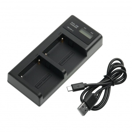 Зарядное устройство GreenBean DualCharger NPF-C - фото 4