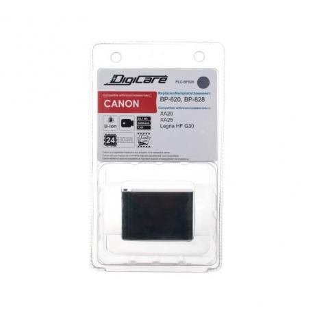 Аккумулятор DigiCare PLC-BP828 / BP-828, BP-820 для камер XA20, XA25, Legria G30 - фото 1