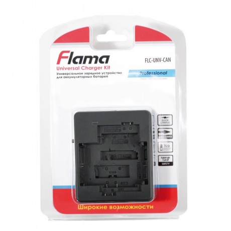 З/у унив. Flama FLC-UNV-CAN для аккум. батарей Canon - фото 3