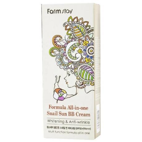 Многофункциональный ББ крем FarmStay Formula All-In-One Snail Sun BB Cream SPF50, 50гр - фото 2