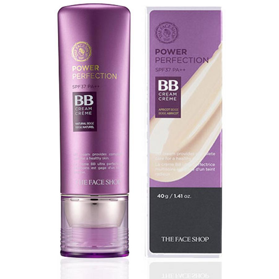 BB-крем для совершенной кожи The Face Shop Power Perfection BB Cream SPF37, V103 Pure Beige