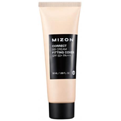 Корректирующий ББ крем с антивозрастным и увлажняющим эффектом Mizon Correct BB Cream Fitting Cover SPF 50 - фото 3