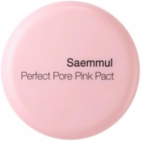 Пудра компактная розовая The Saem Saemmul Perfect Pore Pink Pact 11гр - фото 1