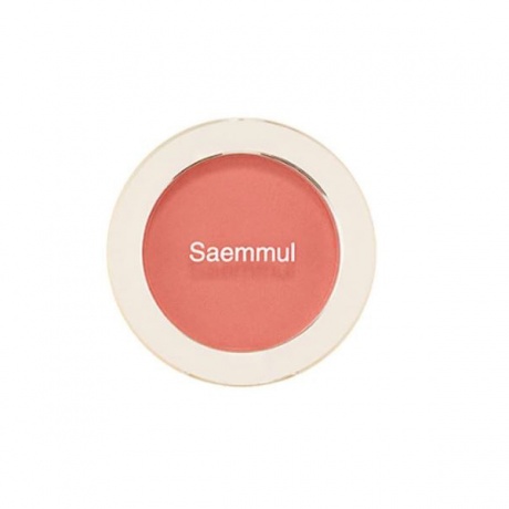 Румяна The Saem Saemmul Single Blusher CR03 Sunshine Coral 5гр - фото 1