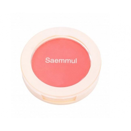 Румяна The Saem Saemmul Single Blusher PK01 Bubblegum pink 5гр - фото 1