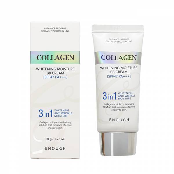 ВВ-крем с морским коллагеном Enough Collagen 3 in1 Whitening Moisture BB Сream SPF47