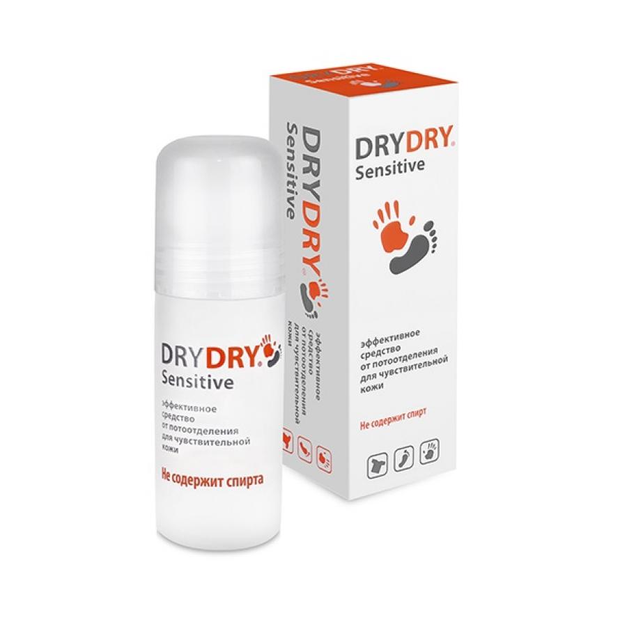 Средство от потоотделения для чувствительной кожи DRY DRY Sensitive, 50 мл