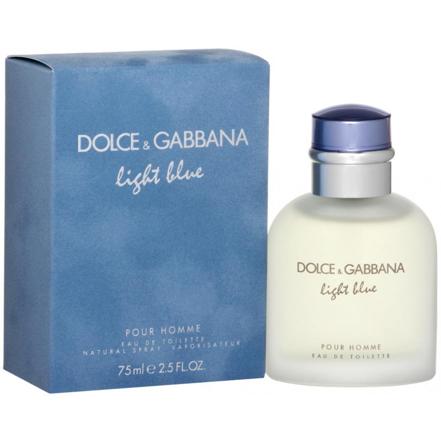 Туалетная вода Dolce&Gabbana Light Blue Pour Homme, 75 мл, мужская
