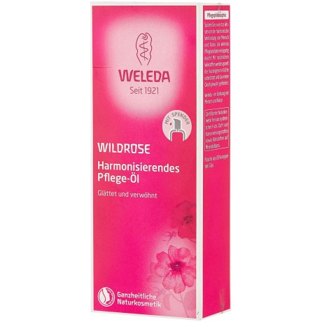 Розовое нежное масло для тела Weleda 100 мл - фото 3