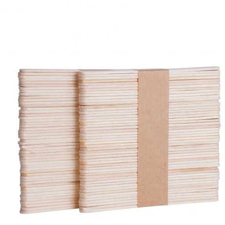 Шпатели деревянные одноразовые ARAVIA Professional размер M 100шт - фото 5