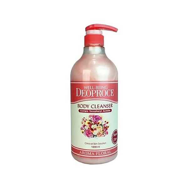 Гель для душа цветочный Well-Being Deoproce Aroma Body Cleanser Floral 1000ml