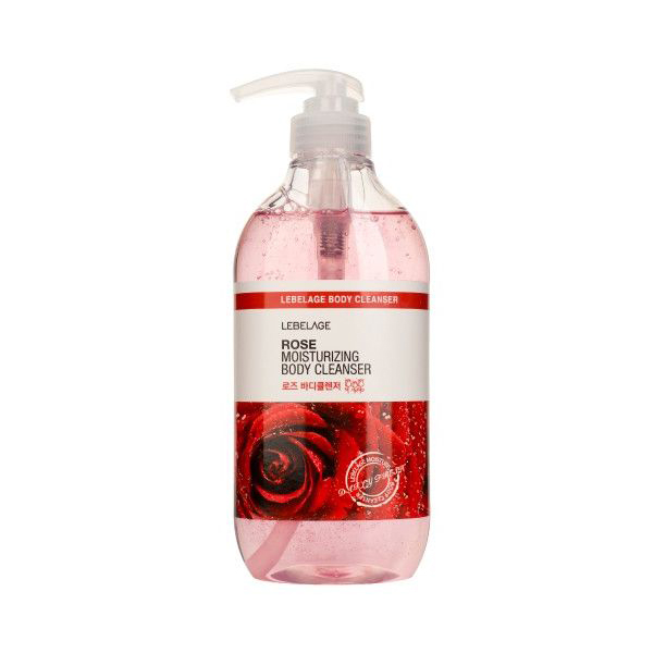 Расслабляющий гель для душа с экстрактом розы, 500мл, LEBELAGE LEBELAGE Rose Moisturizing Body Cleanser, 500ml