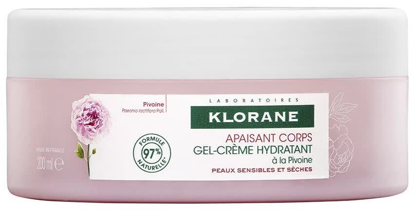 Увлажняющий гель-крем для тела Klorane с экстрактом Пиона 200 мл