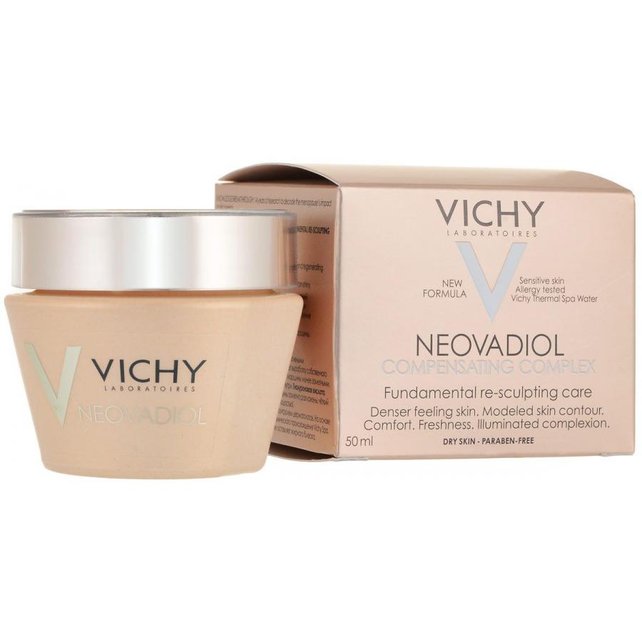 Дневной крем-уход для лица Vichy Neovadiol, 50 мл, для сухой и очень сухой кожи в период менопаузы